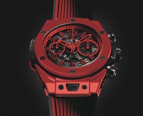 uhr hublot rot keramische|Hublot Big Bang All red Limited Edition 500 pc Keramik.